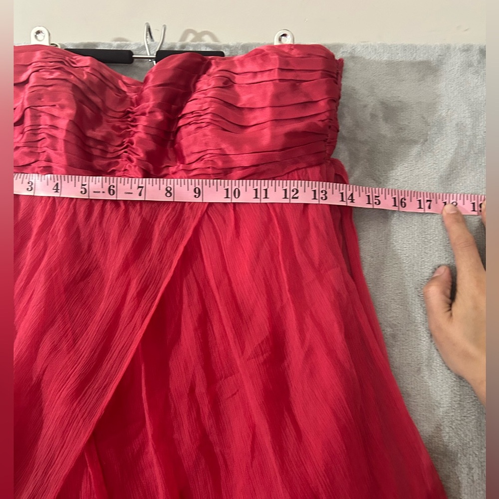Monsoon silk strapless mini dress - Picture 8 of 14